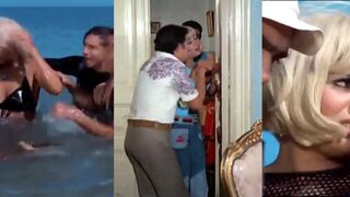 المموس معمول عليها حفلة نيك جماعي  في البحر تلات رجاله اتلموا عليها  xxx وفشخوها نيك عنيف اووي