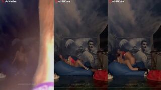 الهايجه نادين لبوة التجمع مع صاحبها  في شقتوا المموس  نيج سكرانه فشخ وهو استغل كده عشان ينكها و يفشخ كسها وطيزها