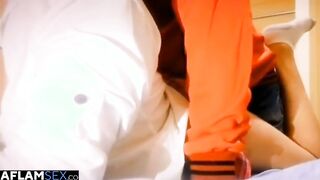الشرموطه هربت من المدرسه و راحت ل صاحبها البيت  موقع سكس  الهايجه نايمه علي ضهرها ومفلقس طيزها و هو ركب علي طيزها فشخها نيك