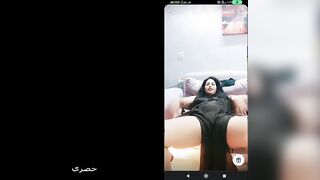 عرض اغراء فاجر مع الممحونه الهايجه لبوه تانجو ميمي  سكس سعودي الممحونه فاتحه لايف نار بقميص نوم اسود وكسها المنفوخ باين