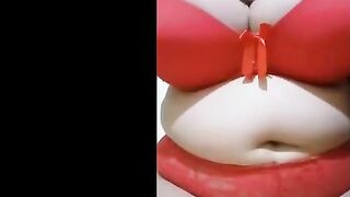 شرموطه مربربه لابسه طقم داخلي احمر جامد نيك قعده  سكس مصر علي الارض بتكلم عشيقها و فشخ حلمة بزازها لحص ومص قحبه هايجه