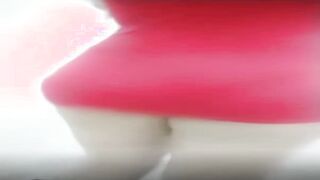 احلي رقص شرقي ممكن تشوفوا في حياتك حصري علي موقع انا سكس مصري  مزه القحبه نهاد بترقص بقميص نوم احمر قصير مبين كسها